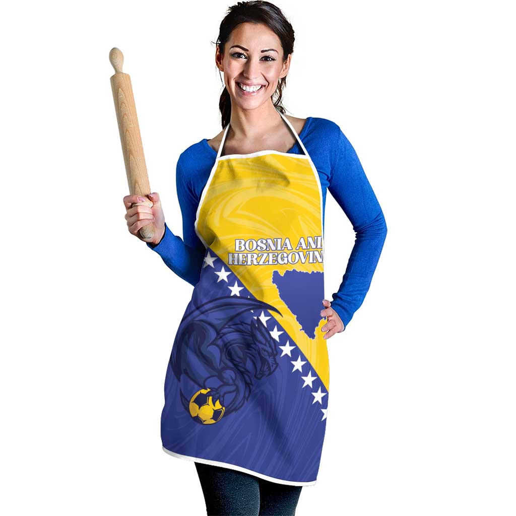 Bosnia and Herzegovina Football 2026 Apron The Dragons Of Europe - Wonder Print Shop