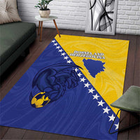 Bosnia and Herzegovina Football 2026 Area Rug The Dragons Of Europe - Wonder Print Shop