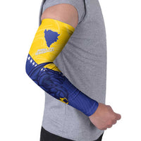 Custom Bosnia and Herzegovina Football 2026 Arm Sleeves The Dragons Of Europe - Wonder Print Shop