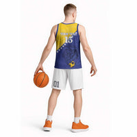 Custom Bosnia and Herzegovina Football 2026 Basketball Jersey The Dragons Of Europe - Wonder Print Shop