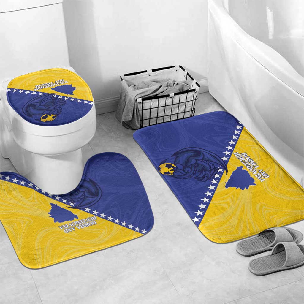 Bosnia and Herzegovina Football 2026 Bathroom Set The Dragons Of Europe - Wonder Print Shop