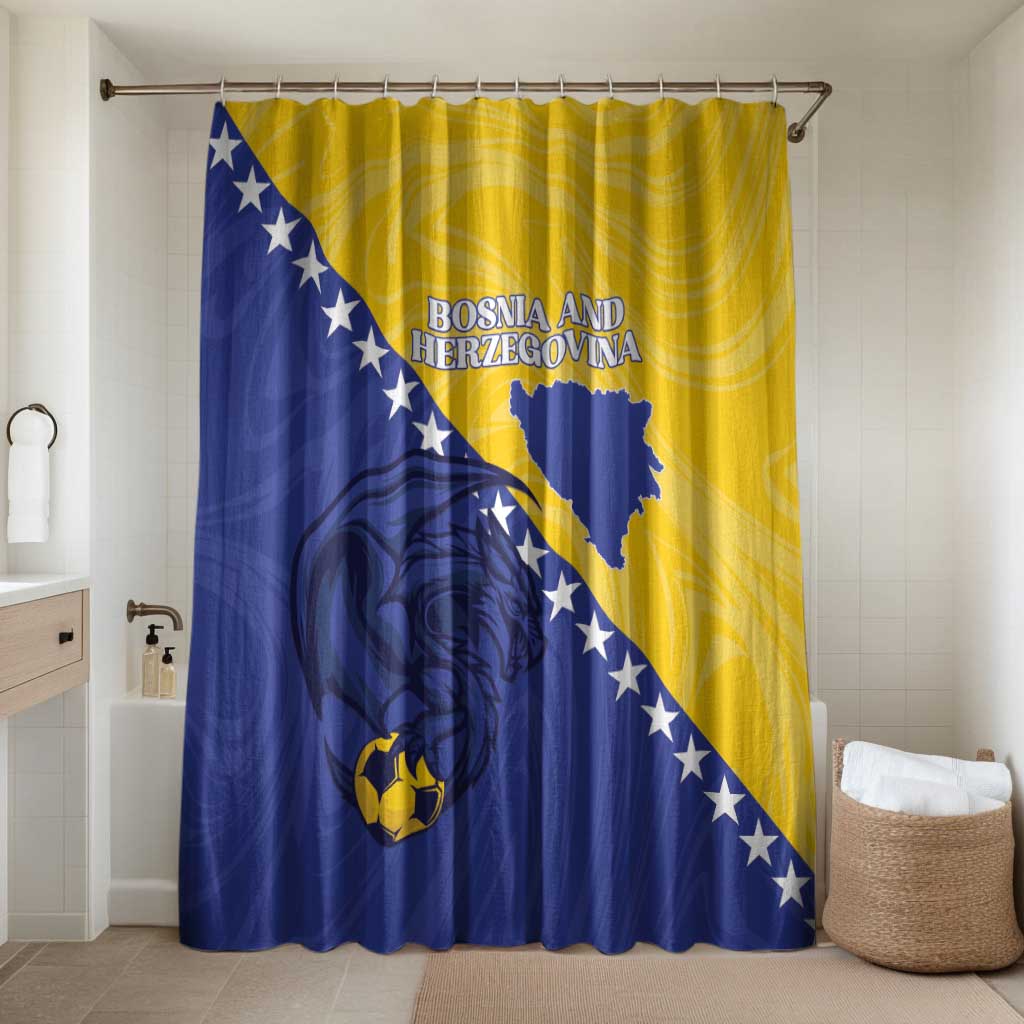 Bosnia and Herzegovina Football 2026 Bathroom Set The Dragons Of Europe - Wonder Print Shop