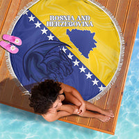 Bosnia and Herzegovina Football 2026 Beach Blanket The Dragons Of Europe - Wonder Print Shop
