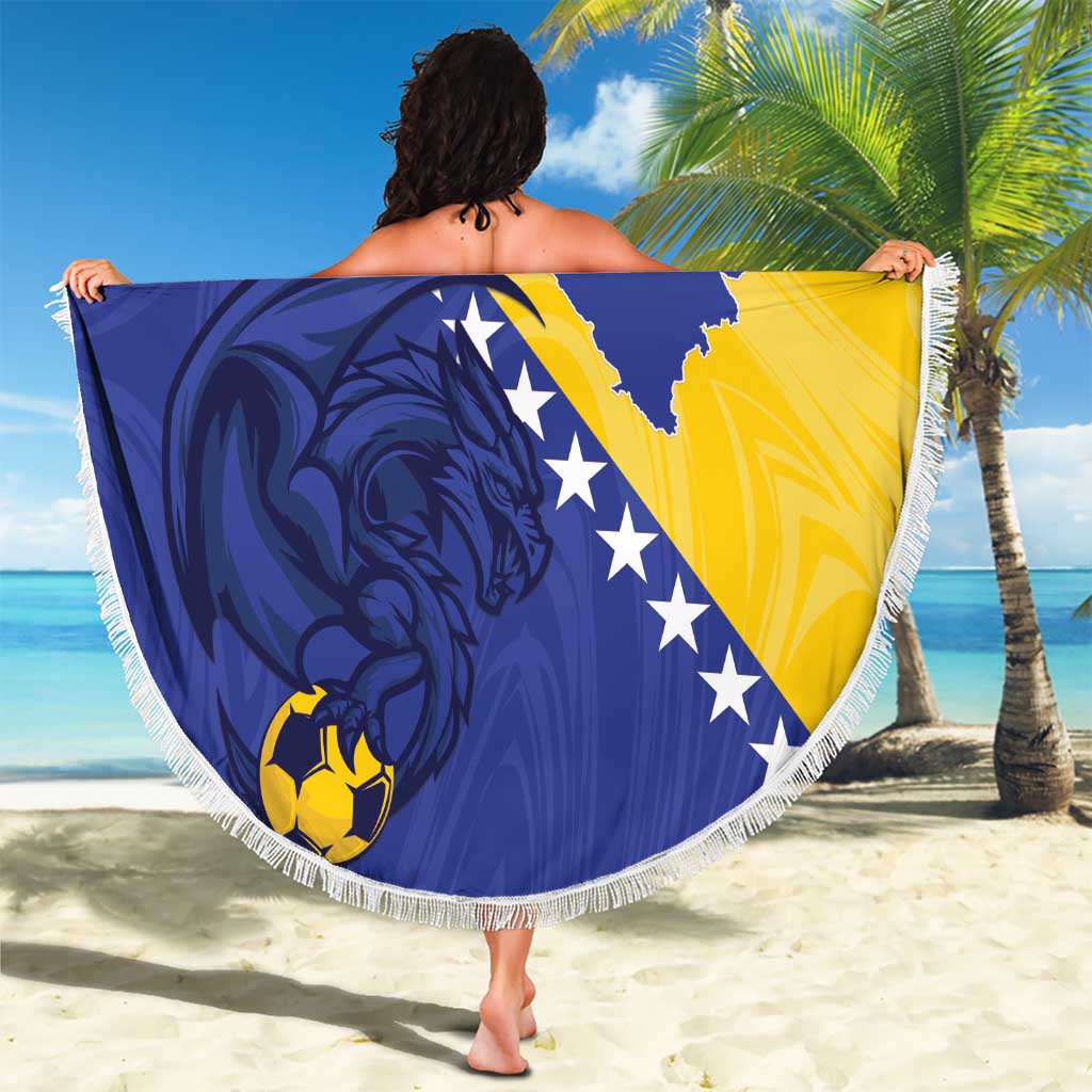 Bosnia and Herzegovina Football 2026 Beach Blanket The Dragons Of Europe - Wonder Print Shop