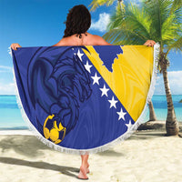 Bosnia and Herzegovina Football 2026 Beach Blanket The Dragons Of Europe - Wonder Print Shop