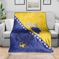 Bosnia and Herzegovina Football 2026 Blanket The Dragons Of Europe - Wonder Print Shop