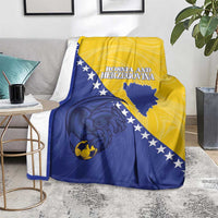 Bosnia and Herzegovina Football 2026 Blanket The Dragons Of Europe - Wonder Print Shop
