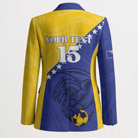 Custom Bosnia and Herzegovina Football 2026 Blazer The Dragons Of Europe - Wonder Print Shop