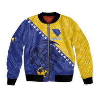 Custom Bosnia and Herzegovina Football 2026 Bomber Jacket The Dragons Of Europe - Wonder Print Shop