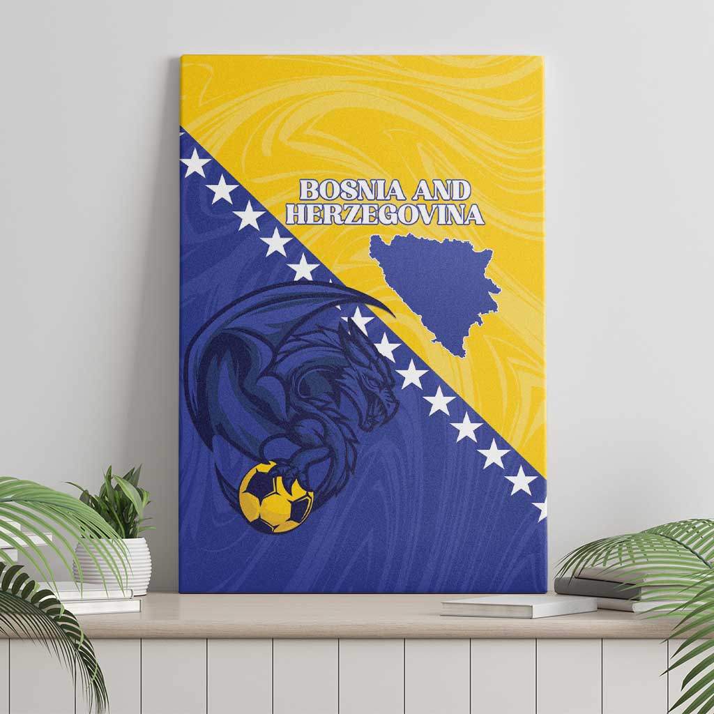 Bosnia and Herzegovina Football 2026 Canvas Wall Art The Dragons Of Europe - Wonder Print Shop