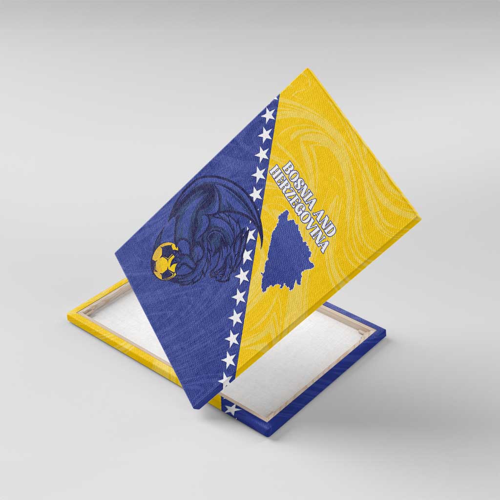 Bosnia and Herzegovina Football 2026 Canvas Wall Art The Dragons Of Europe - Wonder Print Shop