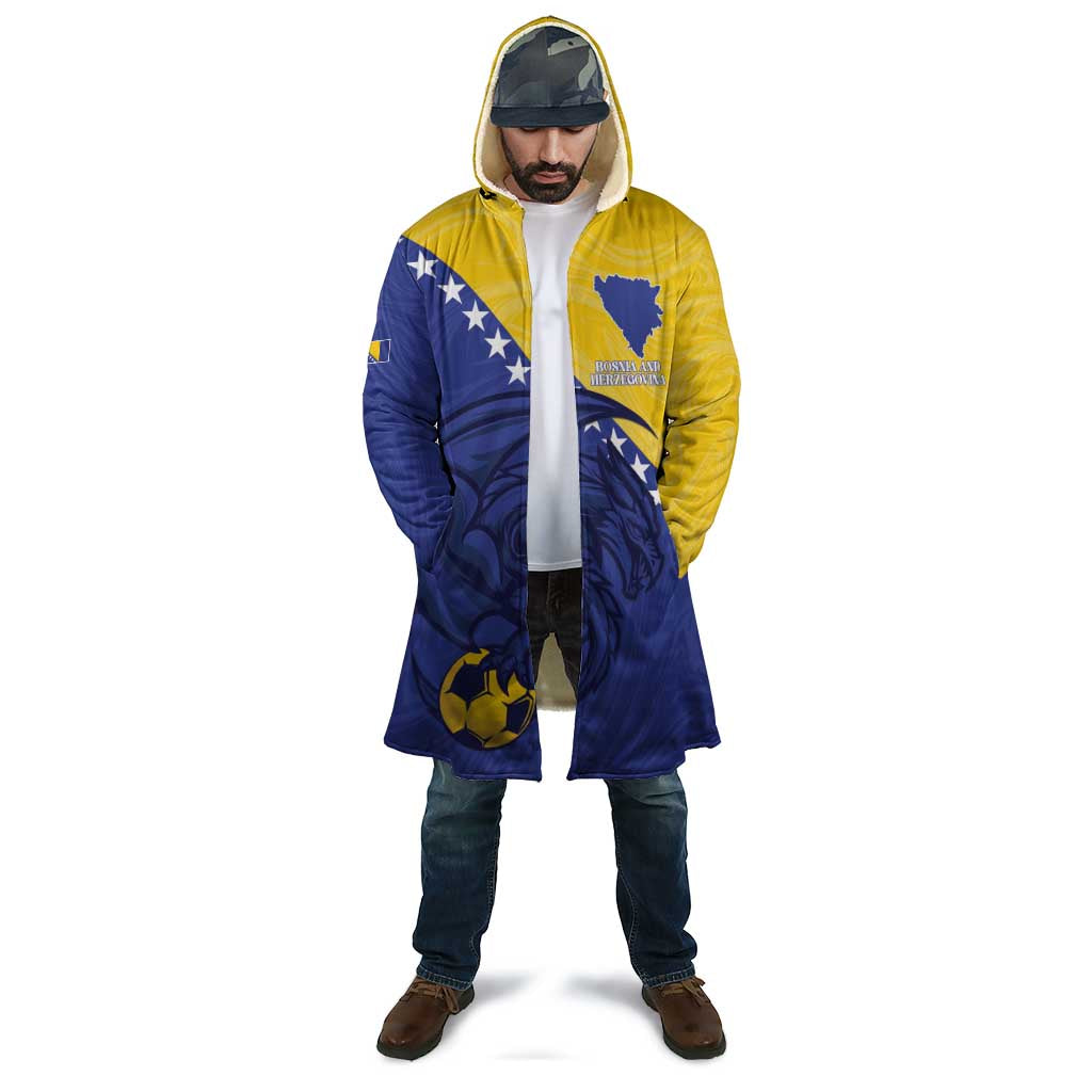 Custom Bosnia and Herzegovina Football 2026 Cloak The Dragons Of Europe - Wonder Print Shop