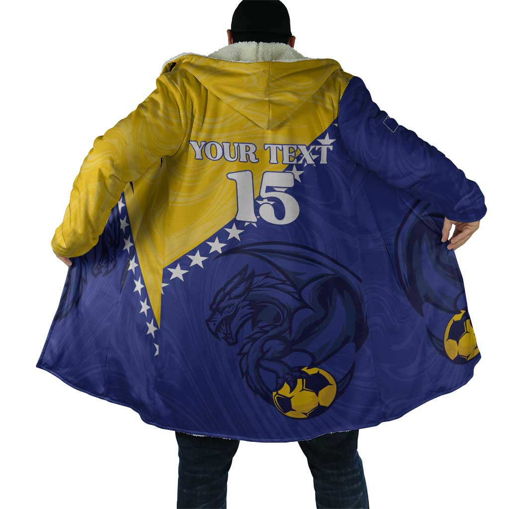 Custom Bosnia and Herzegovina Football 2026 Cloak The Dragons Of Europe - Wonder Print Shop