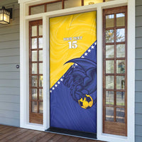 Custom Bosnia and Herzegovina Football 2026 Door Cover The Dragons Of Europe - Wonder Print Shop