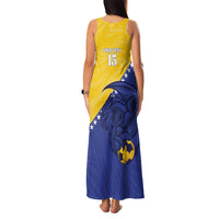 Custom Bosnia and Herzegovina Football 2026 Family Matching Tank Maxi Dress and Hawaiian Shirt The Dragons Of Europe - Wonder Print Shop