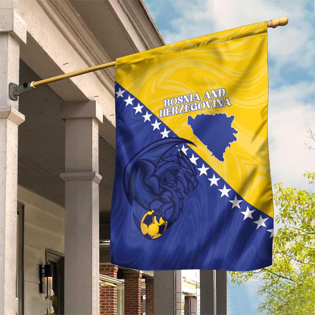 Bosnia and Herzegovina Football 2026 Garden Flag The Dragons Of Europe - Wonder Print Shop