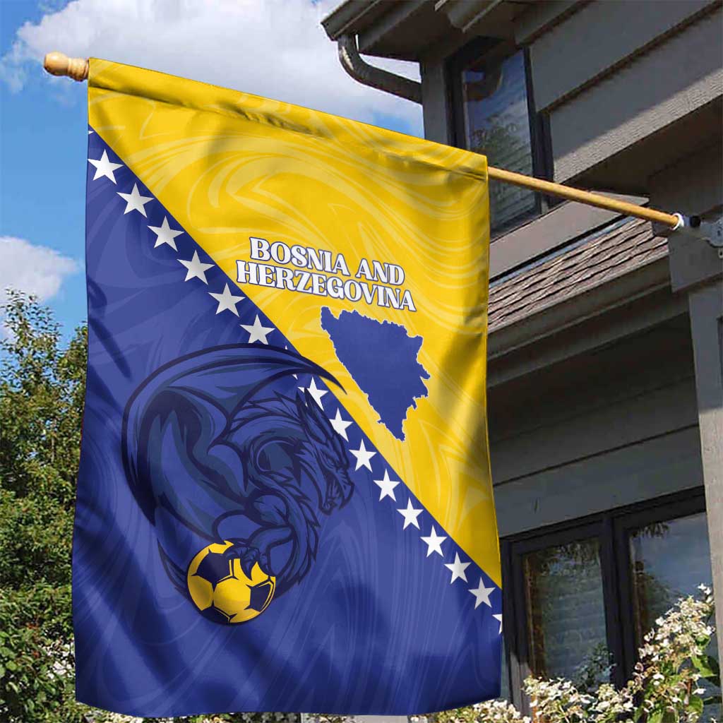Bosnia and Herzegovina Football 2026 Garden Flag The Dragons Of Europe - Wonder Print Shop