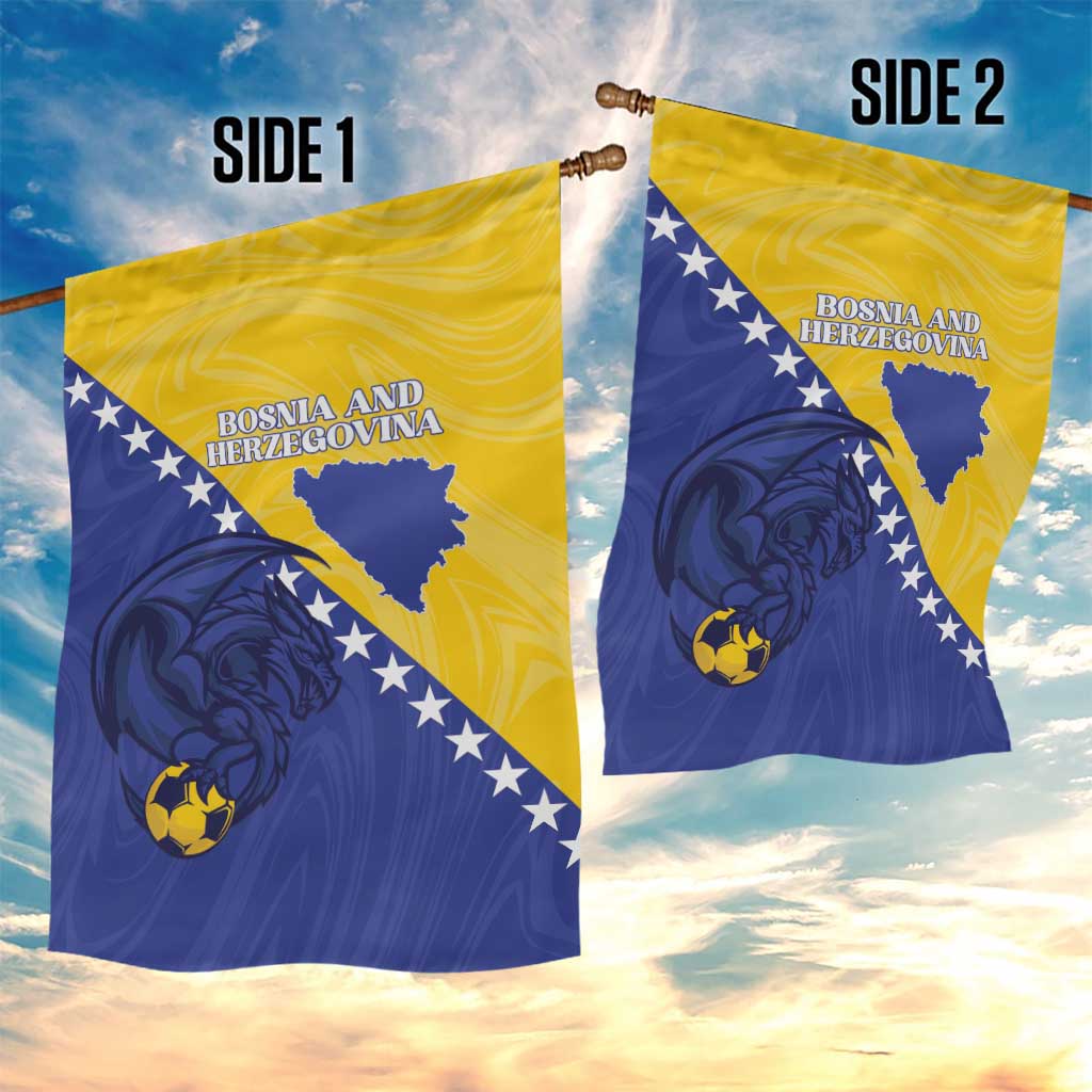 Bosnia and Herzegovina Football 2026 Garden Flag The Dragons Of Europe - Wonder Print Shop