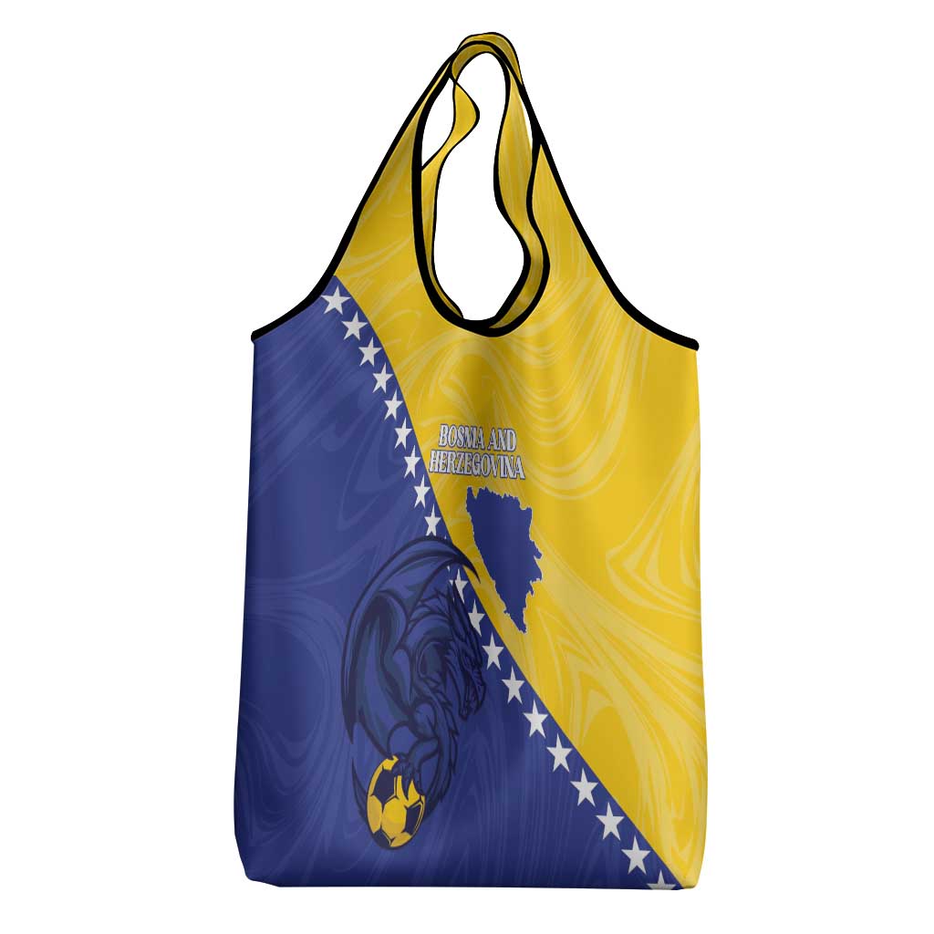 Bosnia and Herzegovina Football 2026 Grocery Bag The Dragons Of Europe - Wonder Print Shop