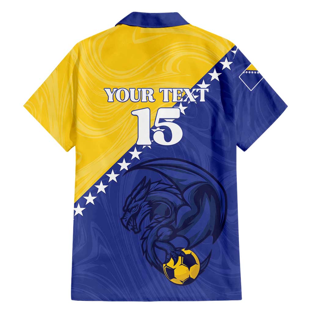 Custom Bosnia and Herzegovina Football 2026 Hawaiian Shirt The Dragons Of Europe - Wonder Print Shop