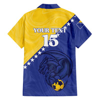 Custom Bosnia and Herzegovina Football 2026 Hawaiian Shirt The Dragons Of Europe - Wonder Print Shop