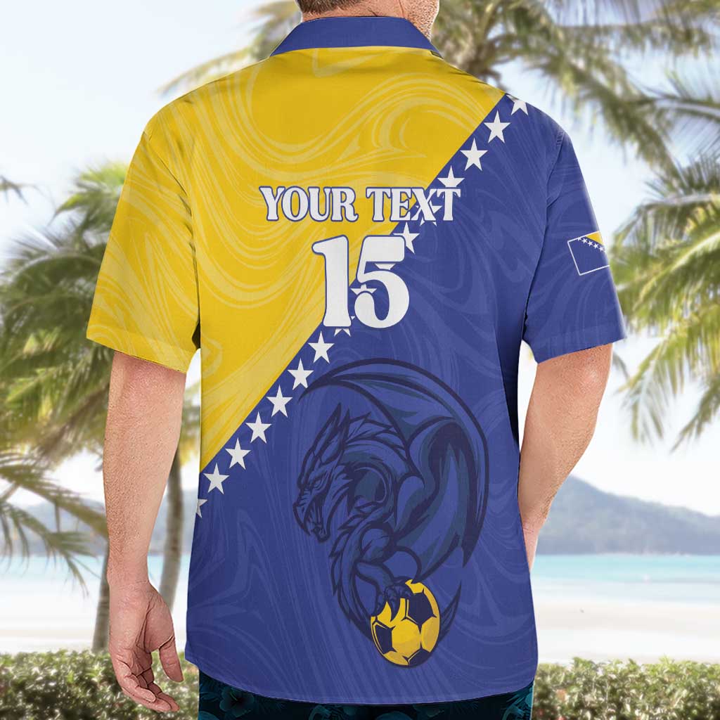 Custom Bosnia and Herzegovina Football 2026 Hawaiian Shirt The Dragons Of Europe - Wonder Print Shop
