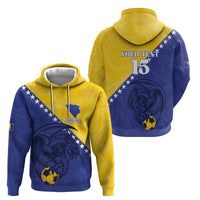 Custom Bosnia and Herzegovina Football 2026 Hoodie The Dragons Of Europe - Wonder Print Shop