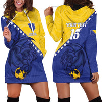 Custom Bosnia and Herzegovina Football 2026 Hoodie Dress The Dragons Of Europe - Wonder Print Shop