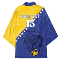 Custom Bosnia and Herzegovina Football 2026 Kimono The Dragons Of Europe - Wonder Print Shop