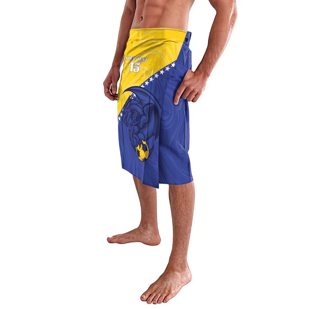 Custom Bosnia and Herzegovina Football 2026 Lavalava The Dragons Of Europe - Wonder Print Shop