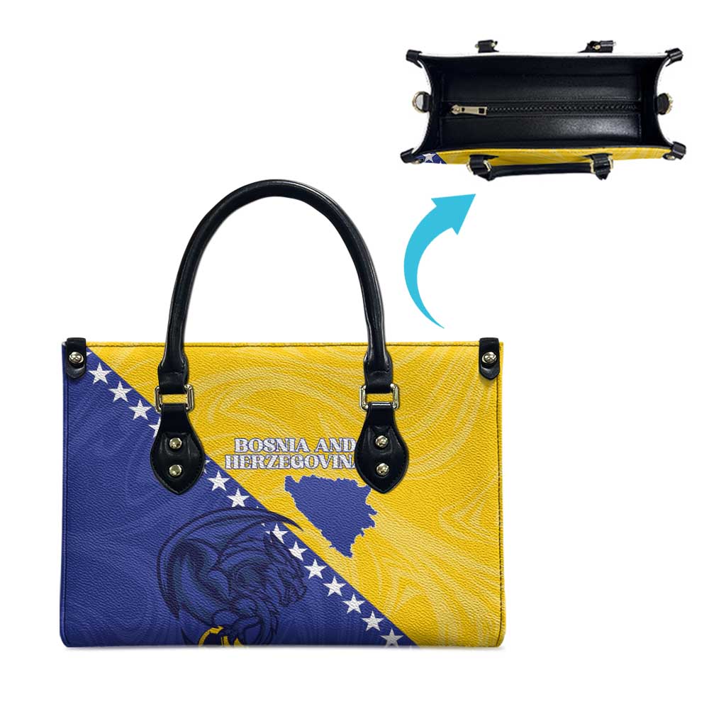 Bosnia and Herzegovina Football 2026 Leather Bag The Dragons Of Europe - Wonder Print Shop