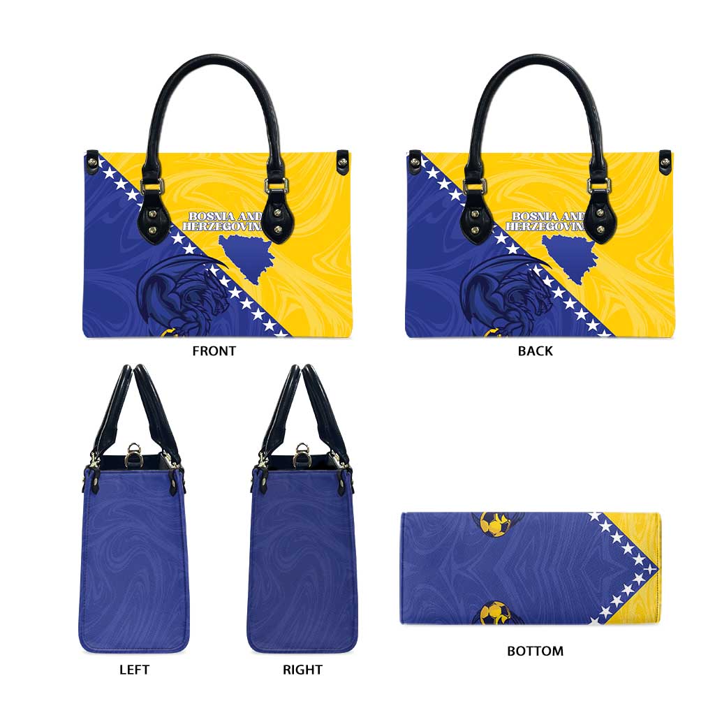 Bosnia and Herzegovina Football 2026 Leather Bag The Dragons Of Europe - Wonder Print Shop