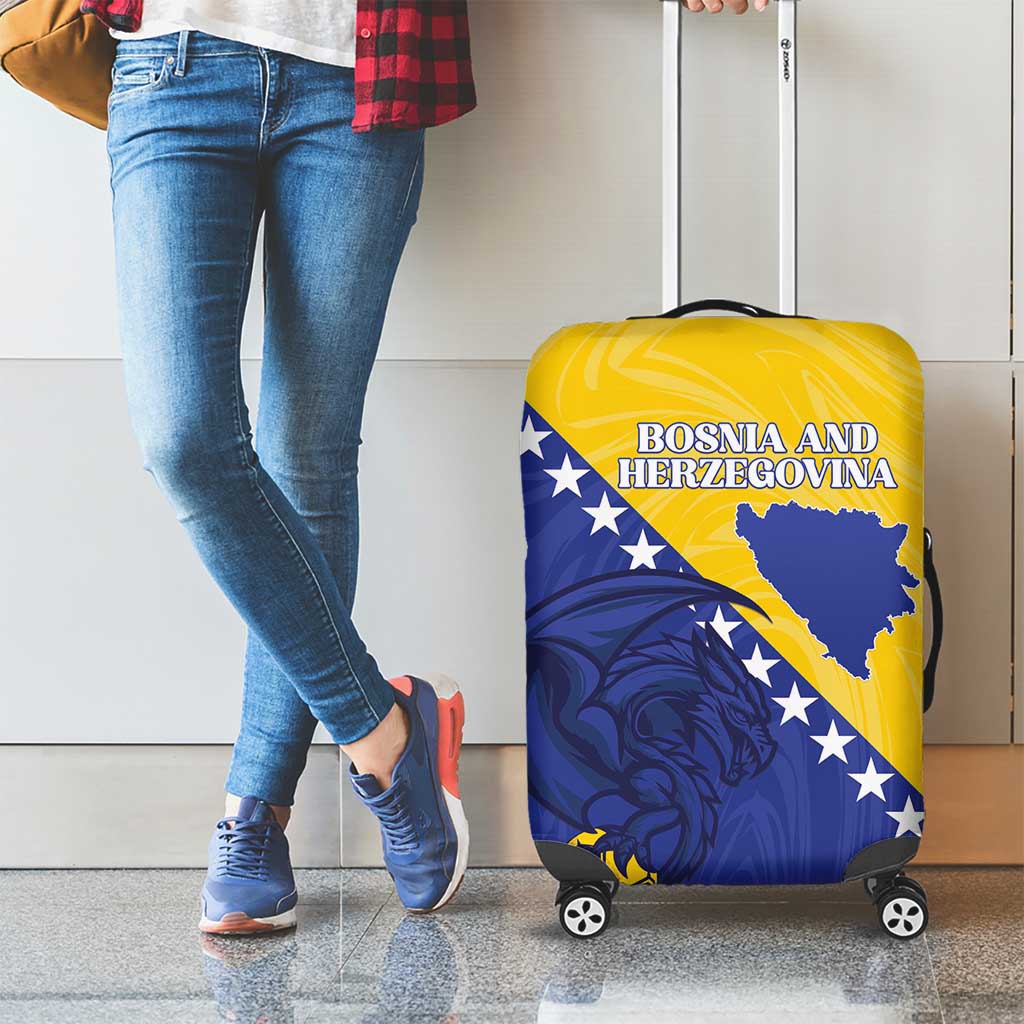 Bosnia and Herzegovina Football 2026 Luggage Cover The Dragons Of Europe - Wonder Print Shop