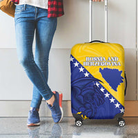 Bosnia and Herzegovina Football 2026 Luggage Cover The Dragons Of Europe - Wonder Print Shop