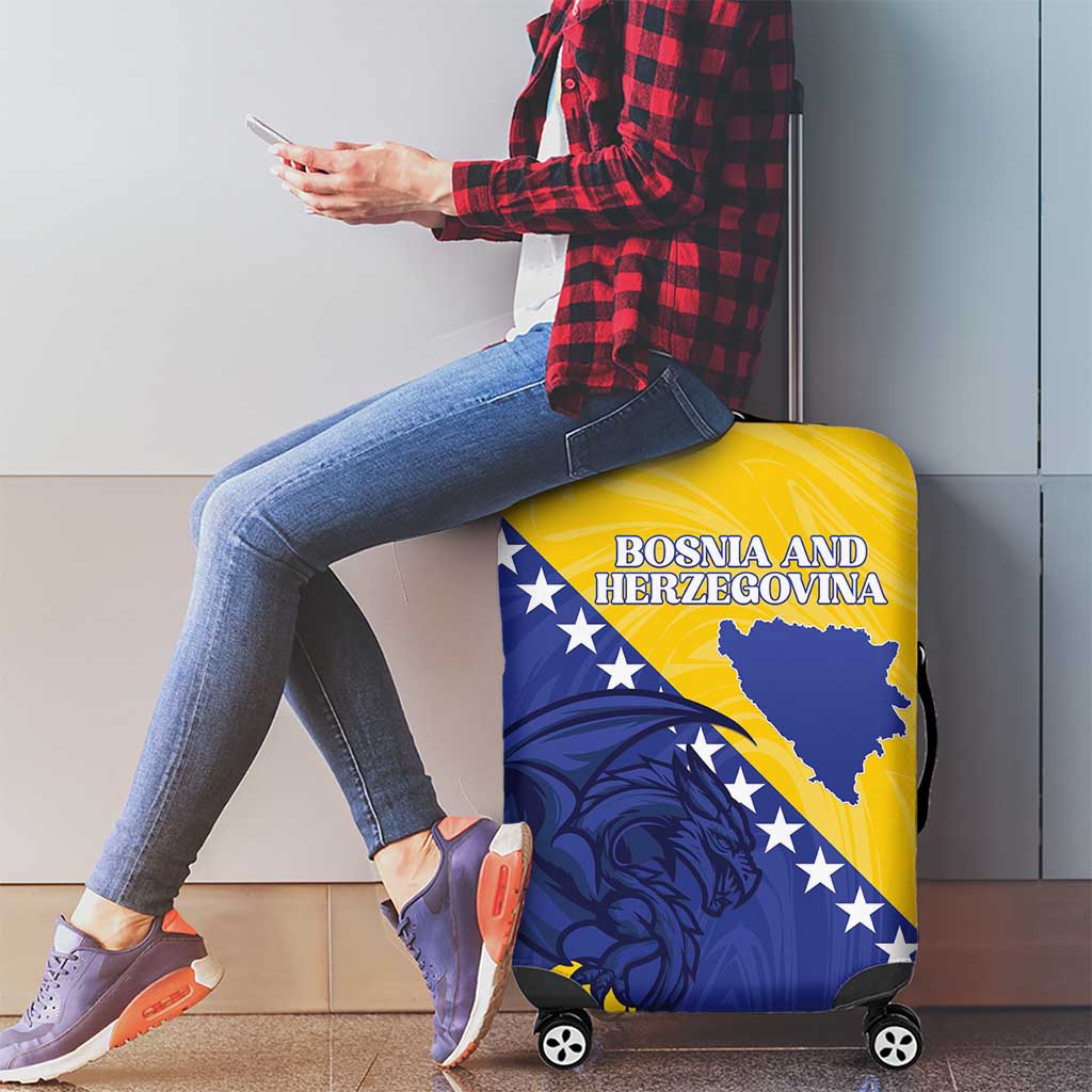 Bosnia and Herzegovina Football 2026 Luggage Cover The Dragons Of Europe - Wonder Print Shop