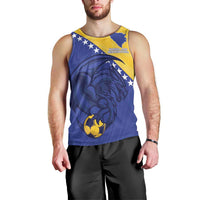 Custom Bosnia and Herzegovina Football 2026 Men Tank Top The Dragons Of Europe - Wonder Print Shop
