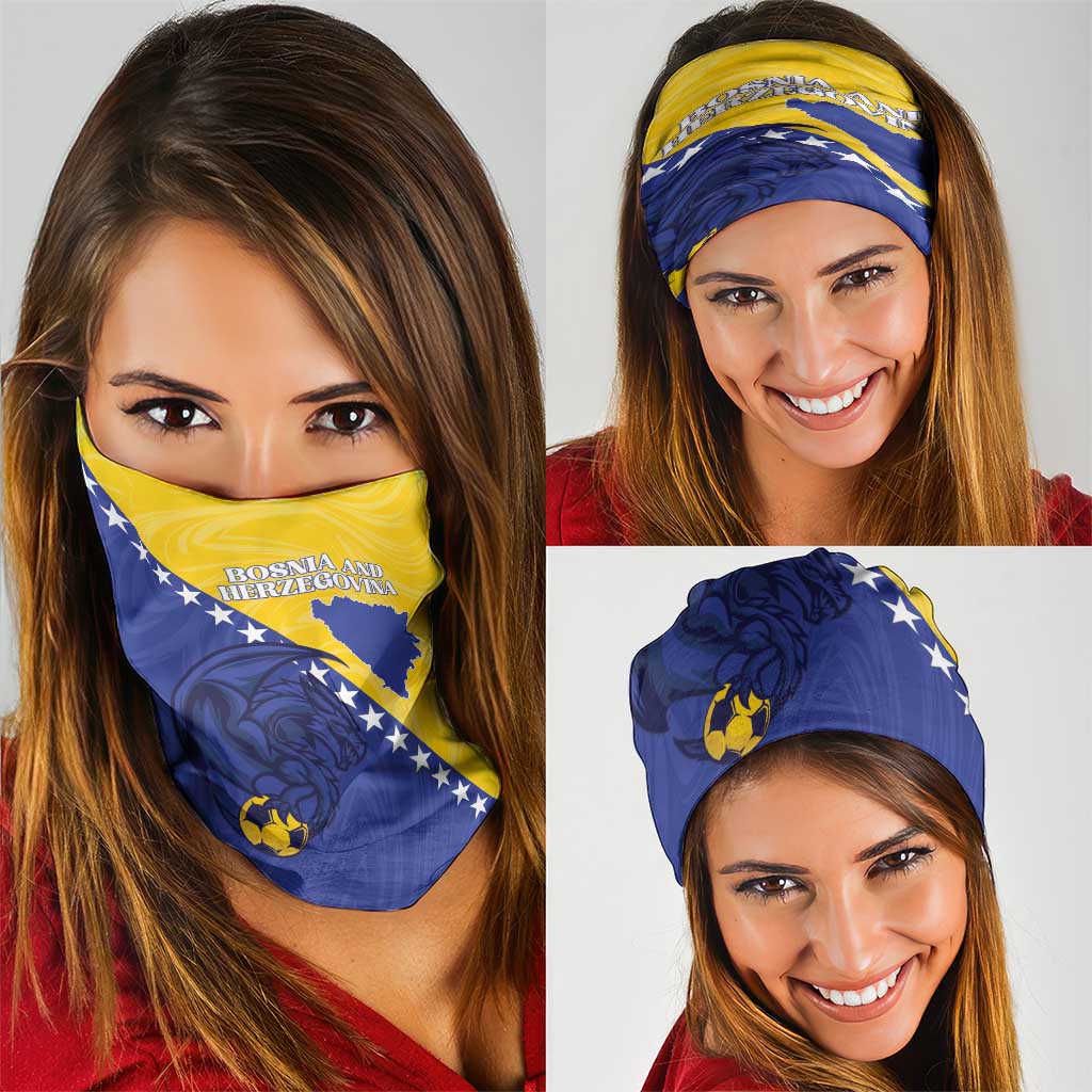 Bosnia and Herzegovina Football 2026 Neck Gaiter The Dragons Of Europe - Wonder Print Shop