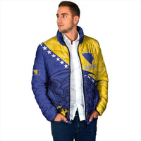 Custom Bosnia and Herzegovina Football 2026 Padded Jacket The Dragons Of Europe - Wonder Print Shop
