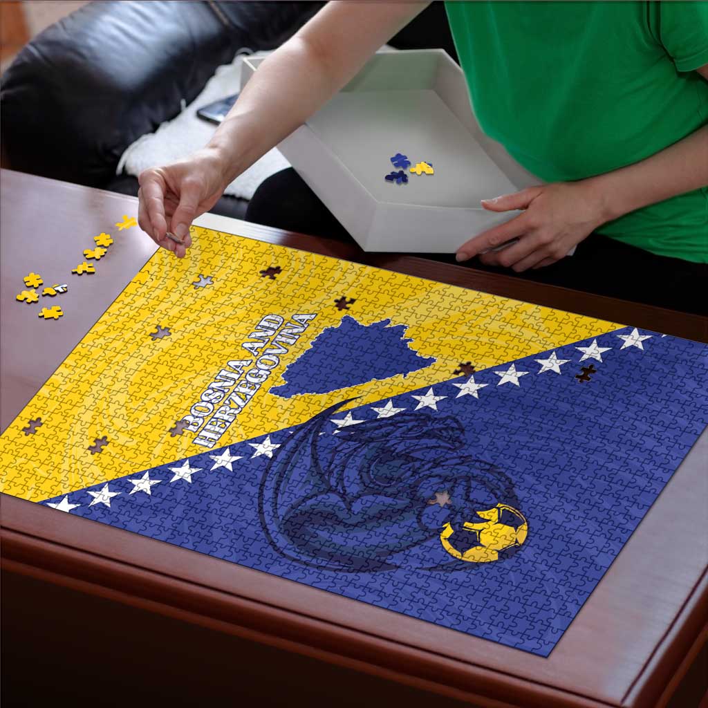 Bosnia and Herzegovina Football 2026 Puzzle The Dragons Of Europe - Wonder Print Shop