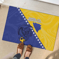 Bosnia and Herzegovina Football 2026 Rubber Doormat The Dragons Of Europe - Wonder Print Shop