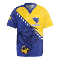 Custom Bosnia and Herzegovina Football 2026 Rugby Jersey The Dragons Of Europe - Wonder Print Shop