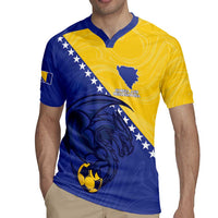 Custom Bosnia and Herzegovina Football 2026 Rugby Jersey The Dragons Of Europe - Wonder Print Shop