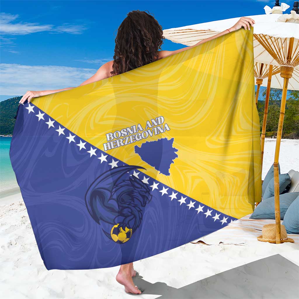 Bosnia and Herzegovina Football 2026 Sarong The Dragons Of Europe - Wonder Print Shop