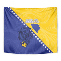 Bosnia and Herzegovina Football 2026 Tapestry The Dragons Of Europe - Wonder Print Shop