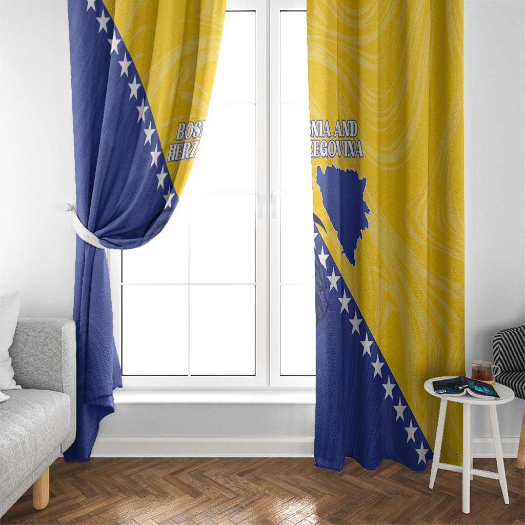 Bosnia and Herzegovina Football 2026 Window Curtain The Dragons Of Europe - Wonder Print Shop
