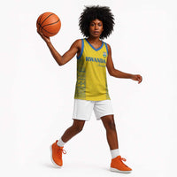 Rwanda Football Custom Basketball Jersey Stand With Amavubi - Yellow - Wonder Print Shop