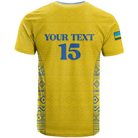 Rwanda Football Custom T shirt Stand With Amavubi - Yellow LT15