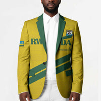 Custom Rwanda Football Blazer Pride Of Rwanda - Yellow - Wonder Print Shop