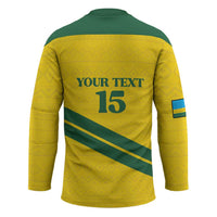 Custom Rwanda Football Hockey Jersey Pride Of Rwanda - Yellow - Wonder Print Shop