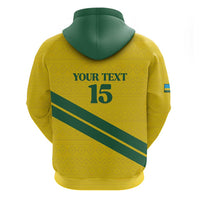 Custom Rwanda Football Hoodie Pride Of Rwanda - Yellow - Wonder Print Shop
